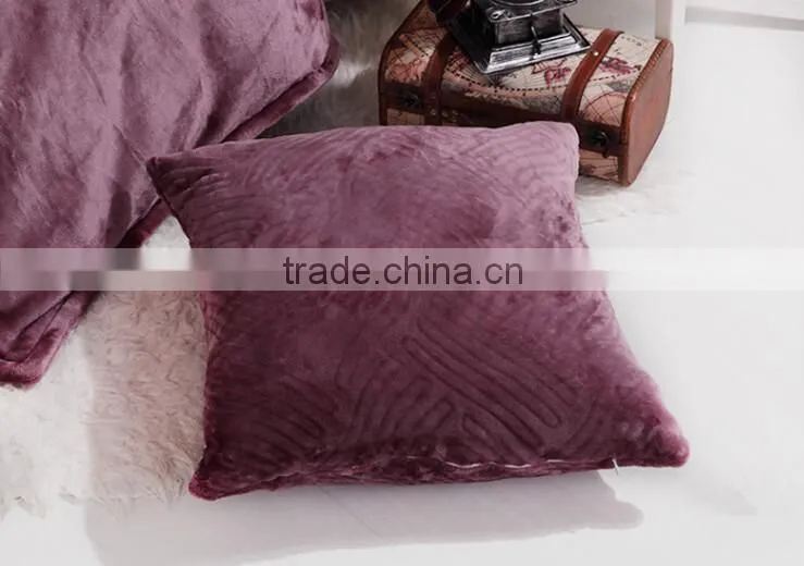 100% polyester coral fleece pillow case