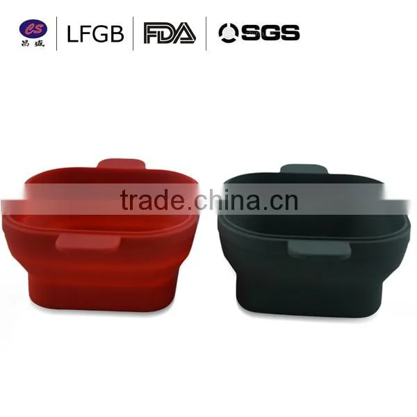 with stock ! factory price hot sale professional collapsible silicone bowl