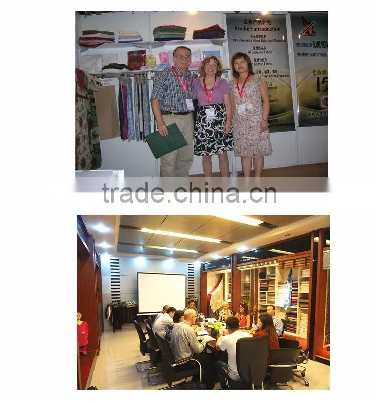100% Inherently flame retardant textile