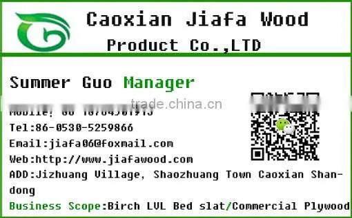 Bed slats LVL Pine / Birch wood logs Hardwood Popular Shandong