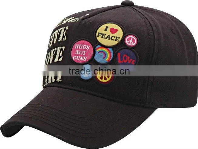 embroidered golf cap