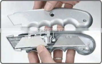 tool cutter 2pcs Trapezoid blade Zinc alloy Hot Multipurpose Utility Cutter Knife