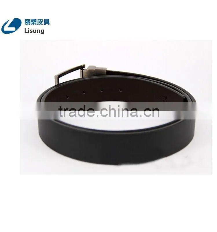 Fashion Brand Genuine Men's Leather Reversible Belt