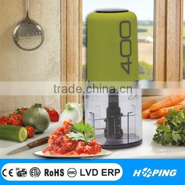 Meat chopper with double blades