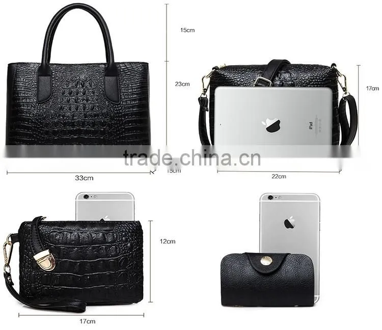 2016 Wholesale Cheap Crocodile Handbags Made In China