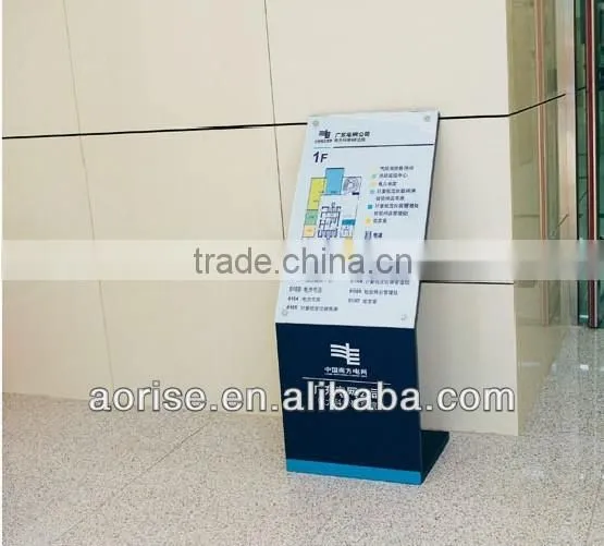 Aluminum signs for office building