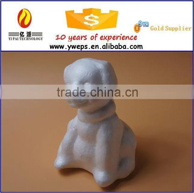 Yiwu polyfoam craft DIY Pug animal model for kids