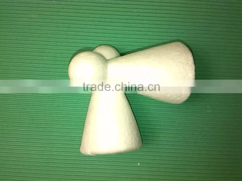 YIWU foam cone people for decoration/styrofoam christmas cone decoration