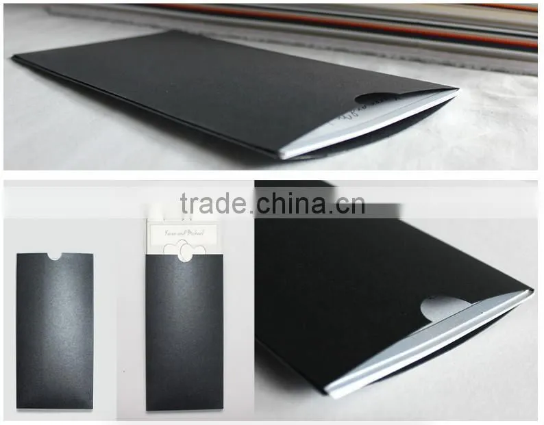 black rigid envelope