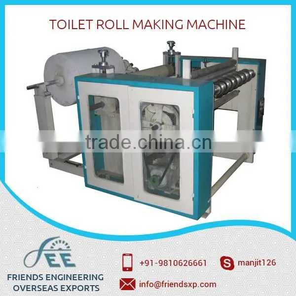 Sturdy Structure Reliable Toilet Roll Making Machine