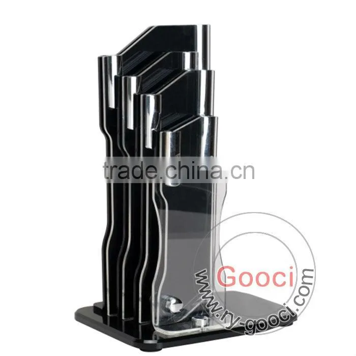 NEW Acrylic 3" /4" / 5" / 6" / inch peeler Knife Holder ceramic knife Cutlery