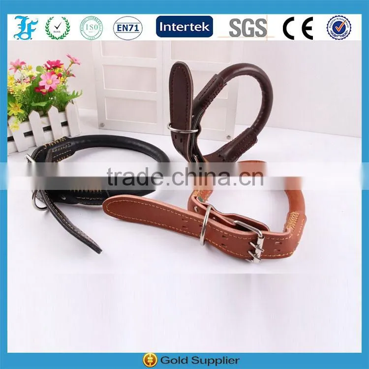 LF New Arrival High-end Leather Dog Collar Diameter 26MM