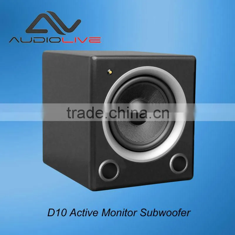 outdoor subwoofer 100w Professional infinity D10 Monitor Subwoofer Speaker