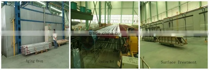 OEM high performance aluminium frame with glass panel