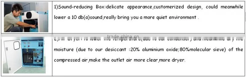portable silent oil-free air compressor with 100% oilless pure clean air(TW5504)