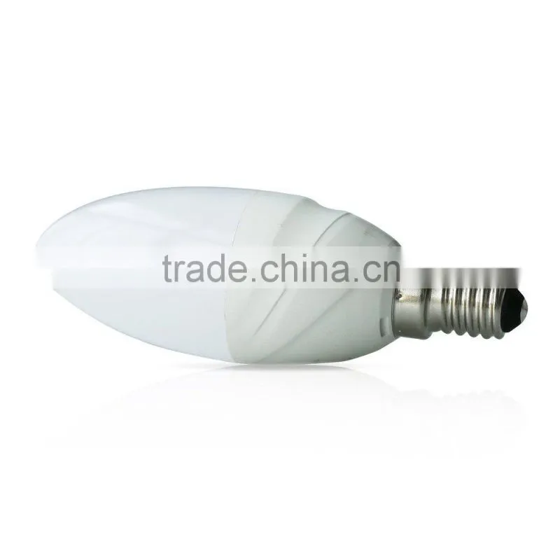 New Arrival TIWIN 2015 High quality CE ROHS Cool White 470lm Plastic 5W E14 led candle Lamp bulb light