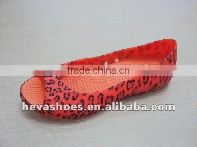Leopard print open-toed EVA sandals(lady)