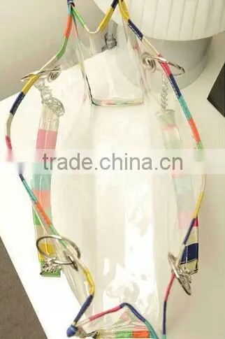 Candy color waterproof beach bags