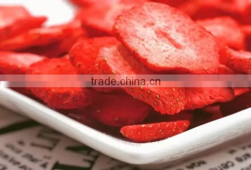 Chinese Healthy Snack Frozen Dried FD Dried Strawberry Slices