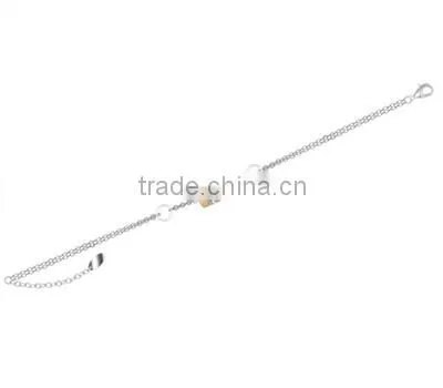 Wholesale women earring 316l stainless steel main material ceramic beads women's gold plated earring