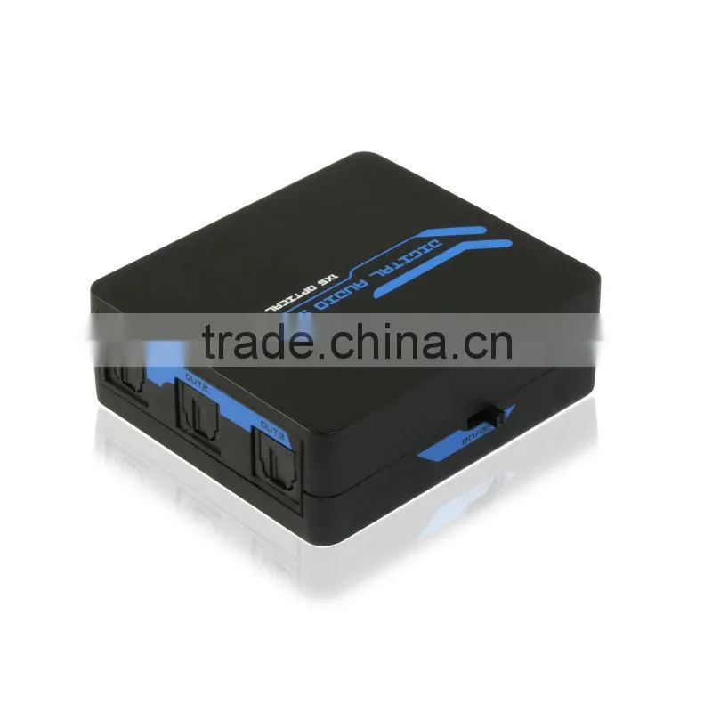 TOSLINK Digital Optical 1x5 Audio Splitter With High Quality Support Signal Retiming
