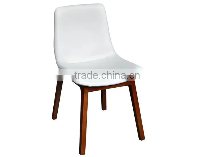 D030B Black crocodile leather dining chair