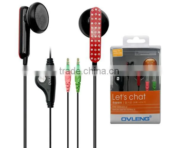 gift for girls OV-L701MV earphone with mic for study