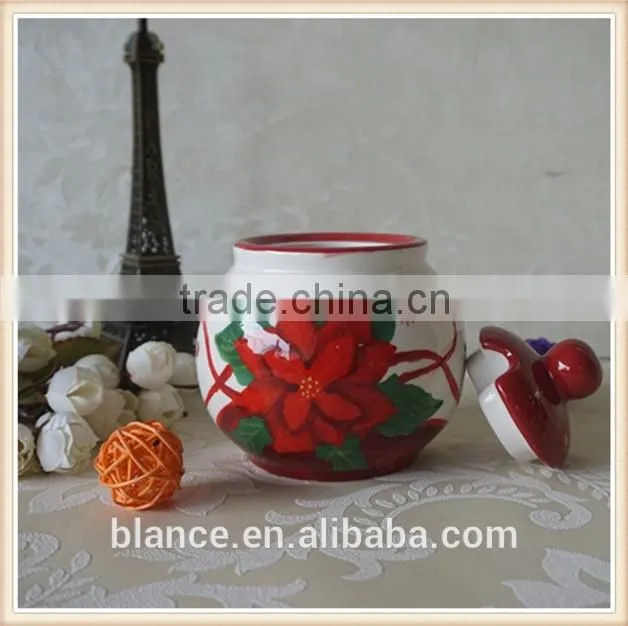 ceramic hand painted Spice & Pepper Shakers in bottle with Sift Cap design