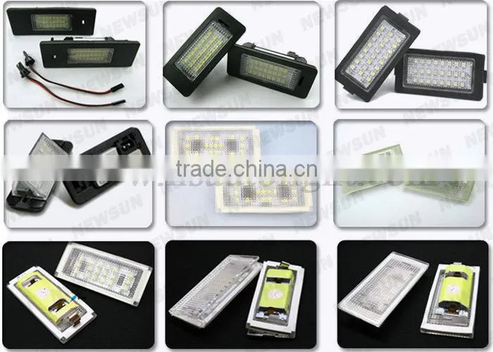 12V Voltage and LED Lamp Type License Plate Light