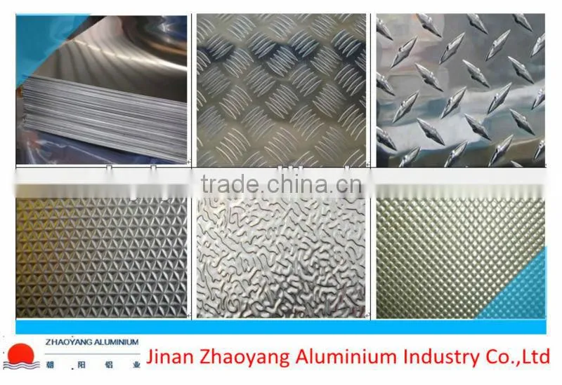 Best prices of diamond embossed aluminum sheet 1100 3003 3105 5052 China supplier