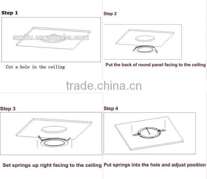 Alibaba 2016 Surface mounting round led ceiling light high lumen 18w led panel light round with UL/CUL
