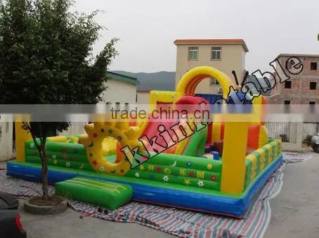 Hot sale giant fun city inflatable for children