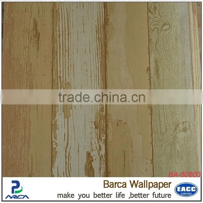 3D PVC wallpaper retro tree design wallpaper for Japan market