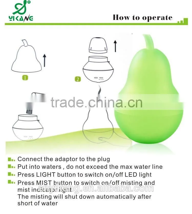 ultrasonic humidifier transducer color changing humidifier big mist output ultrasonic humidifier transducer hot in 2014 winter
