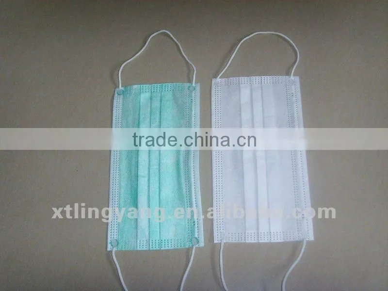 Non-woven disposable sterile surgical face masks