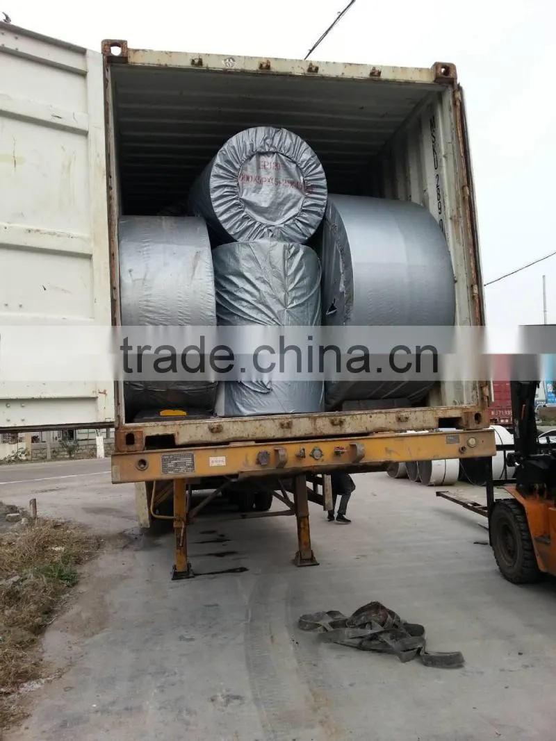 ISO 9001 certificated Zhejiang Sanmen EP rubber conveyor belt