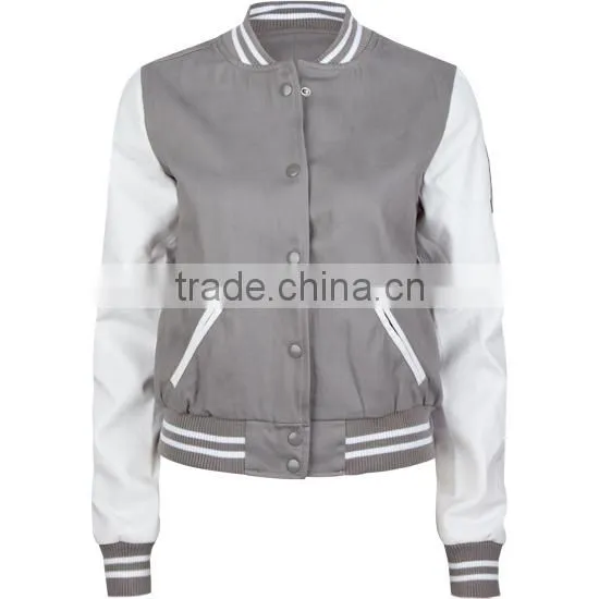 Letterman Jackets/varsity baseball women jacket/College Jackets