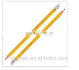 7'' With Eraser Sharpened Jumbo Triangle Wooden HB Pencil