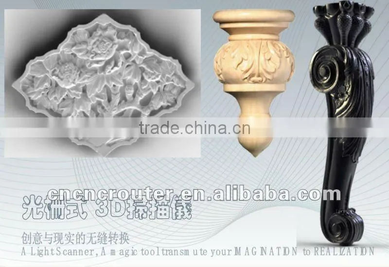 3D Scanner for cnc router wood furniture