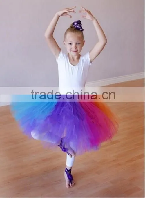 Newest Designer Ballet Tutu Dress Colorful Plus Size Ballet Tutu Dress