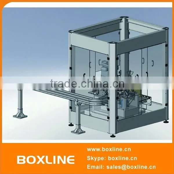 Industrial Automatic Round Cans Packing Production Line