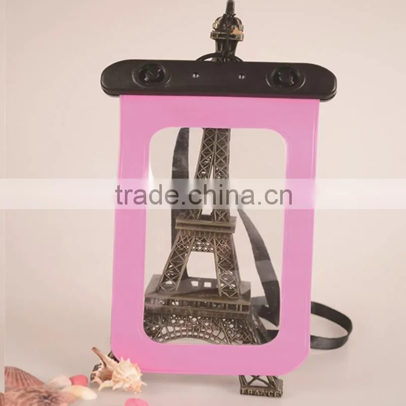 Swimming Universal Cell Phone PVC Waterproof Bag for outdoor sports