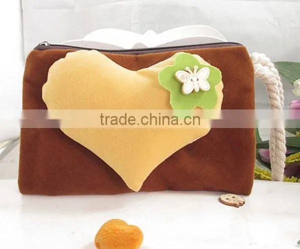 Newest Love Bow Fabrics Woman Coin Wallet Wholesale ZTCW-0007