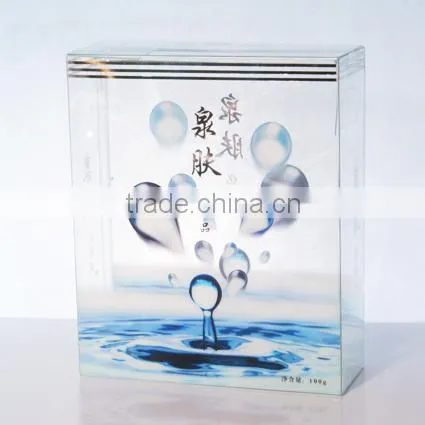 Customized high quality plastic gift box packaging for cosmetic