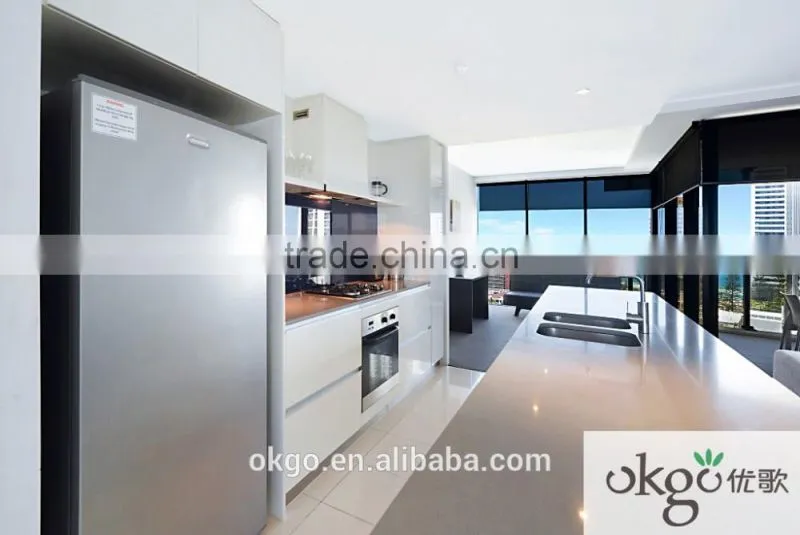 Home design custom kitchen cupboard wall unit for flat