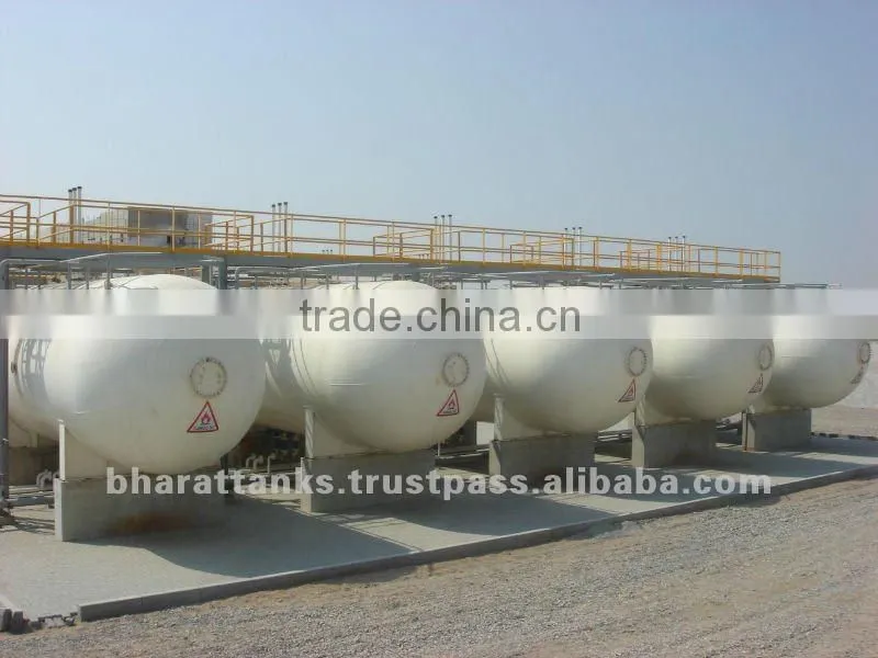 100 cbm LPG storage tanks oil&gas plant