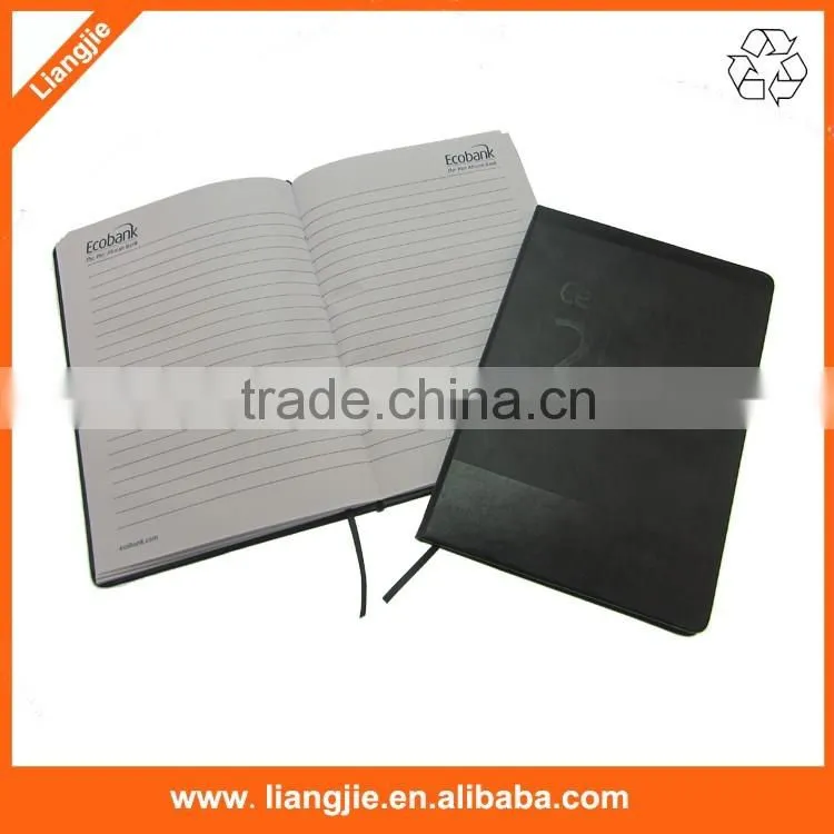 a4 a5 a6 hard cover mole skin notebook with company logo debossed