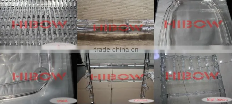 transparent resin table for wedding T004