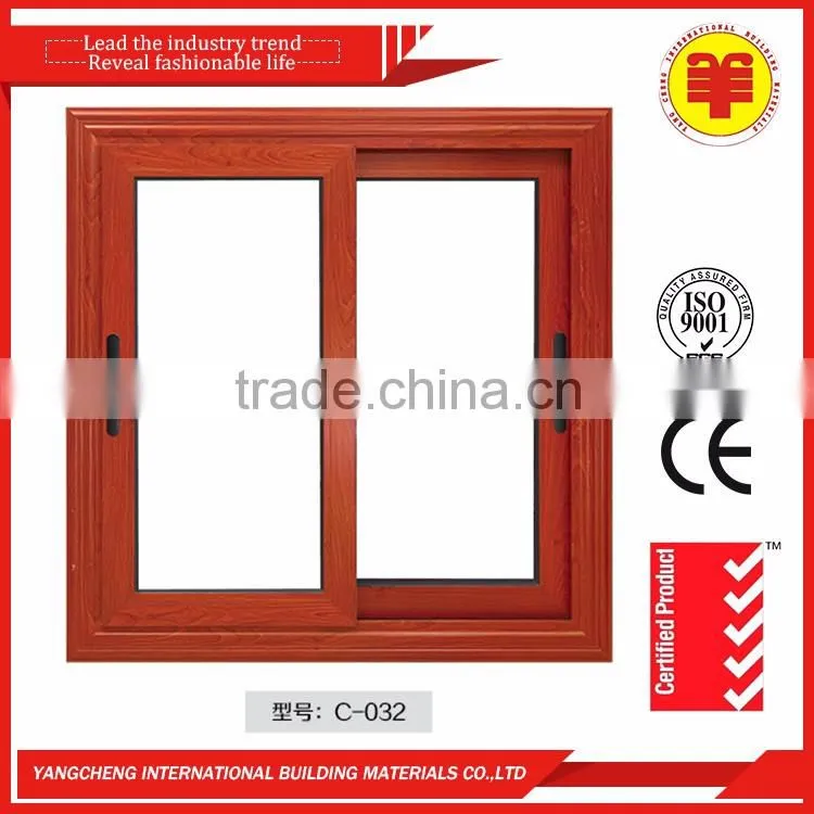 Style aluminum double layer glass sliding window models for kitchen or bedroom
