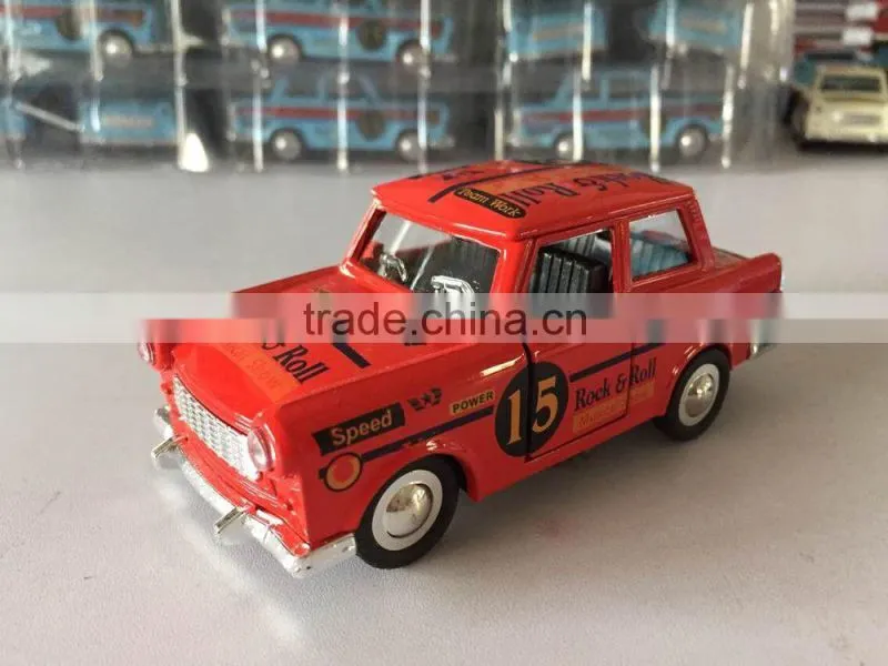 Pull back 1:32 die-cast model car, classic car die cast car, door can be opend